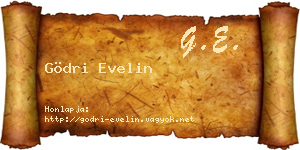 Gödri Evelin névjegykártya